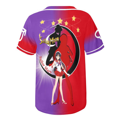 Sailor Mars Unisex Baseball Jersey