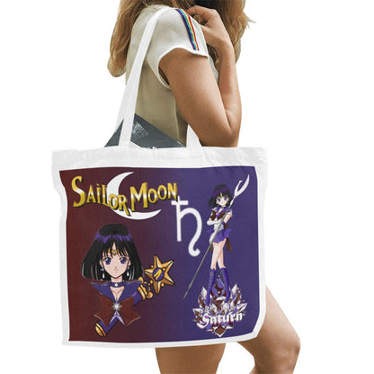 Sailor Saturn Canvas Beach Bag