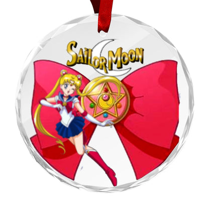 Sailor Moon Round Crystal Ornament - Sailor Moon