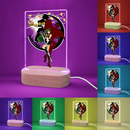 Sailor Pluto 7 Color Acrylic Nightlight 5" x 7.5"