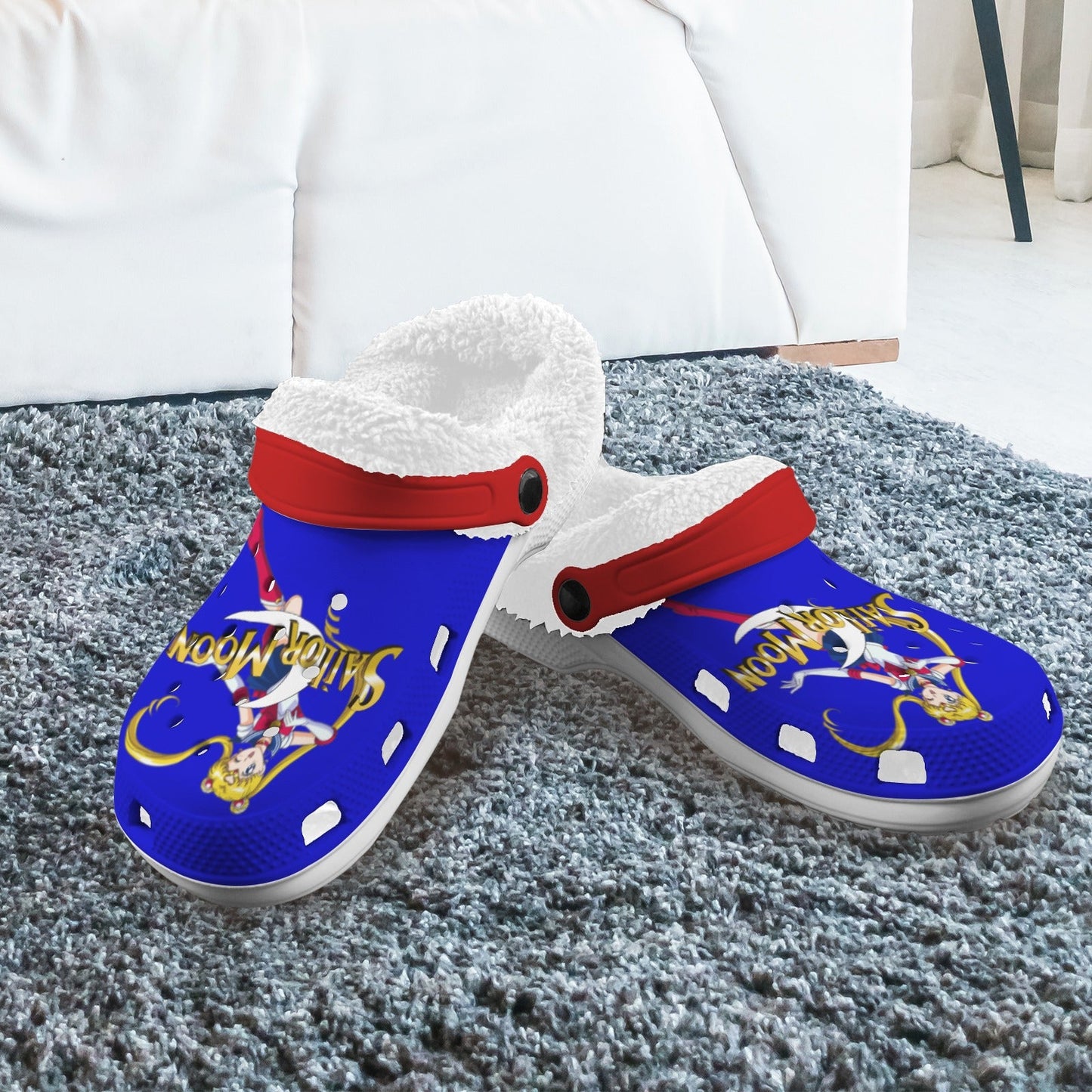 Sailor Moon Fleece Lined Foam Clogs