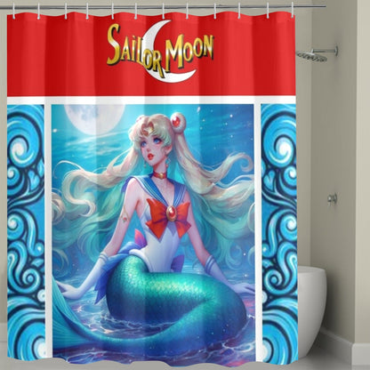 Sailor Moon Shower Curtain Shower Curtain 72" x 72"