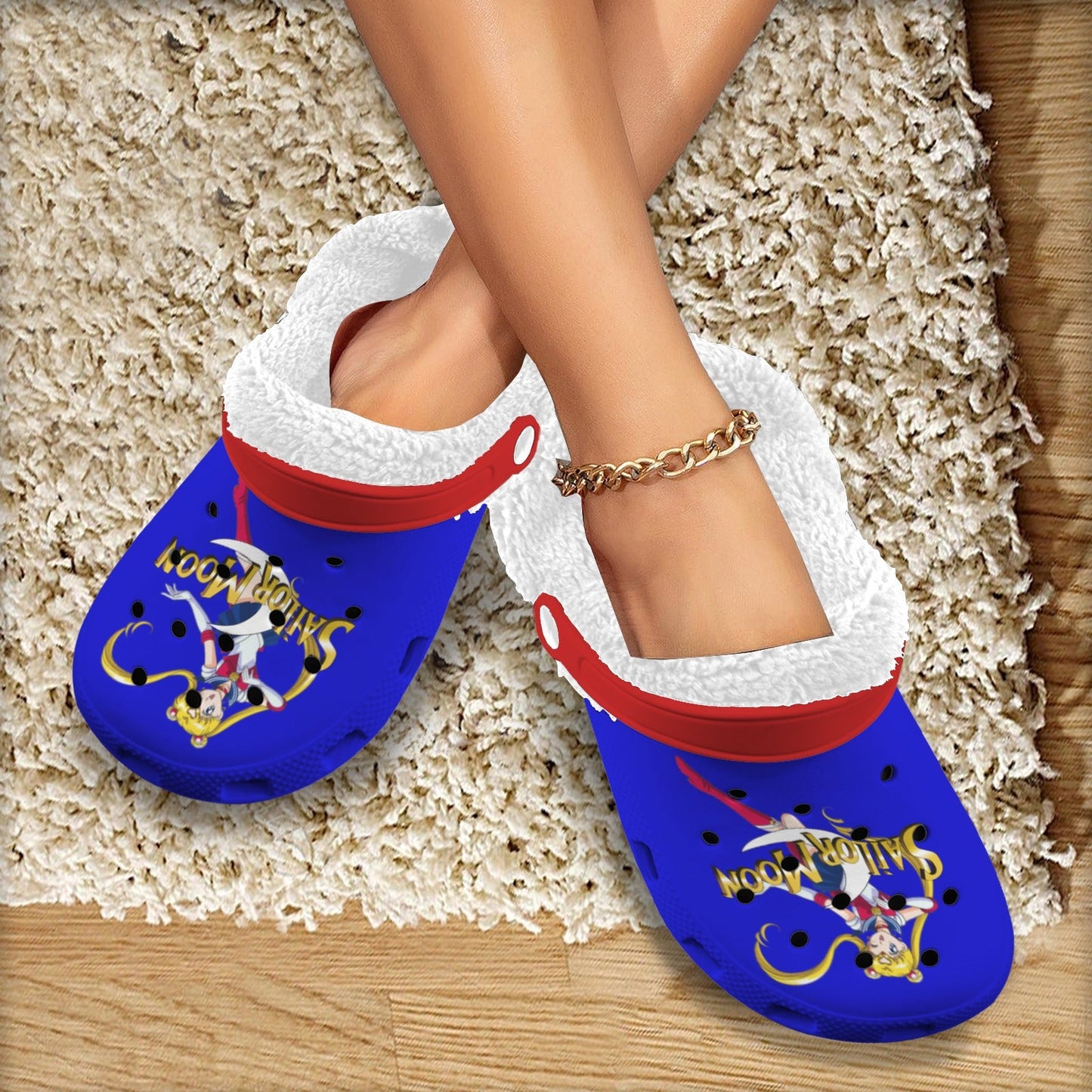 Sailor Moon Fleece Lined Foam Clogs