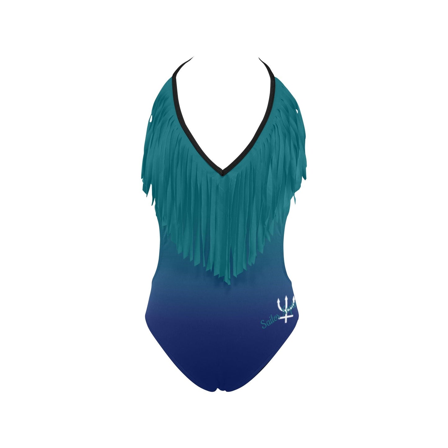 Sailor Neptune Inspired Fringe Swimsuit