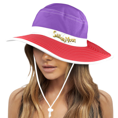 Sailor Mars Wide Brim Bucket Hat