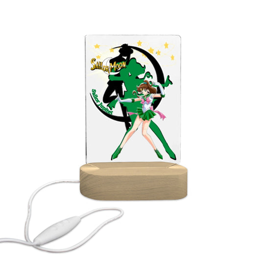 Sailor Jupiter 7 Color Acrylic Nightlight 5" x 7.5"